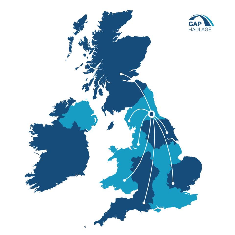  haulage uk map